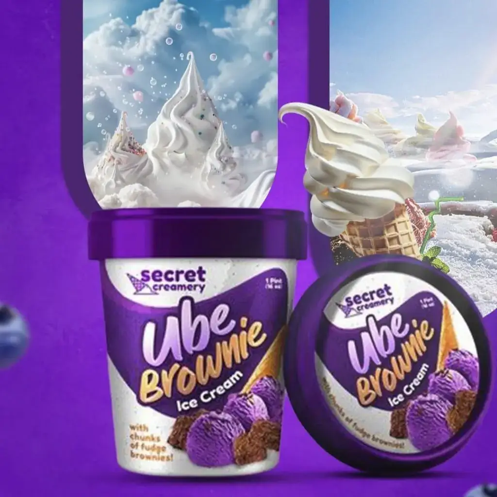 Work Ube Brownie
